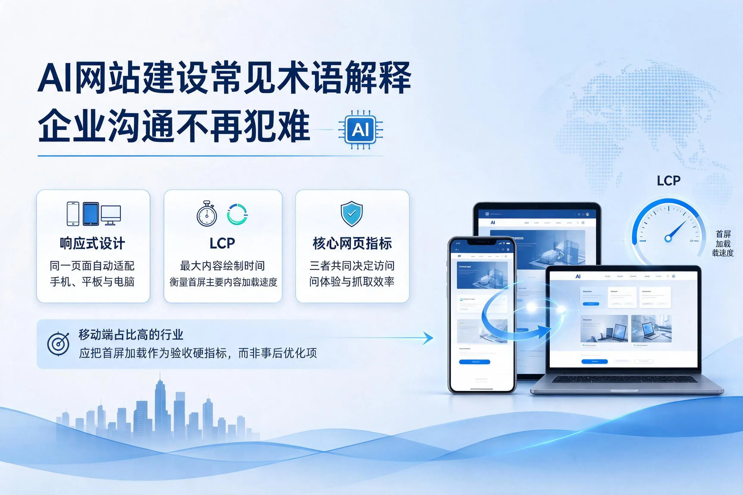 AI网站建设常见术语解释，上饶企业沟通不再犯难