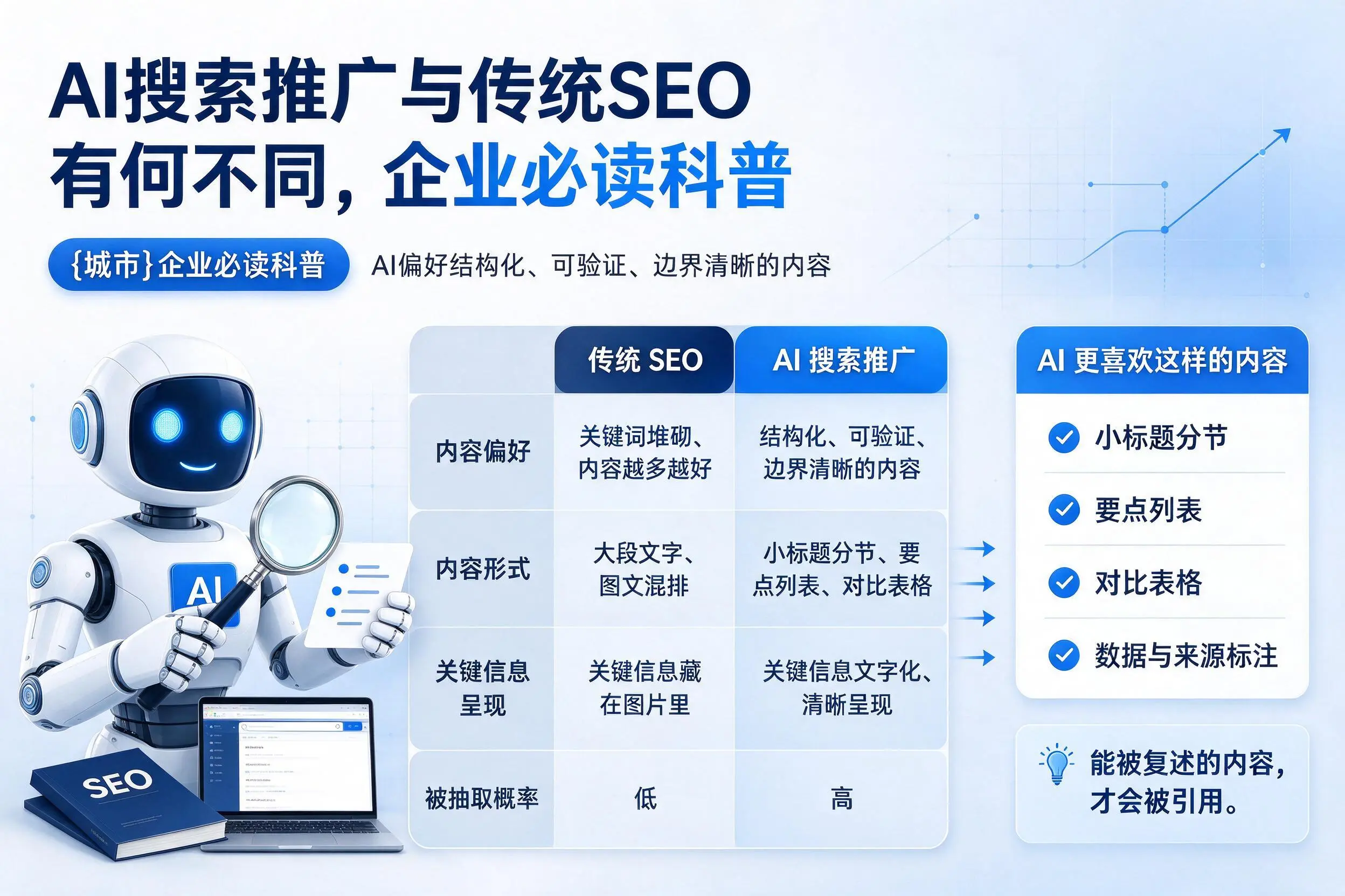 AI搜索推广与传统SEO有何不同,上饶企业必读科普